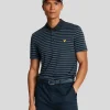 Lyle & Scott Golf | Polohemden<Golf Breitstreifen-Poloshirt DarkNavy/JetBlack