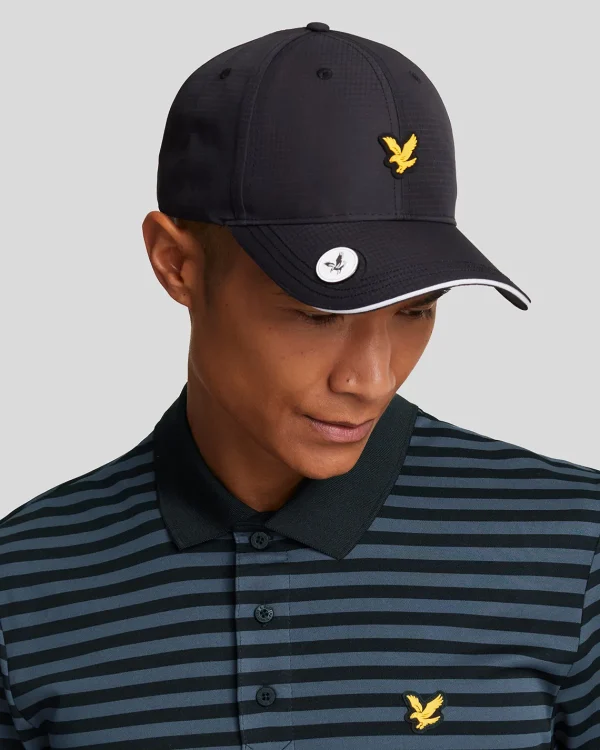 Lyle & Scott Golf | Polohemden<Golf Breitstreifen-Poloshirt DarkNavy/JetBlack