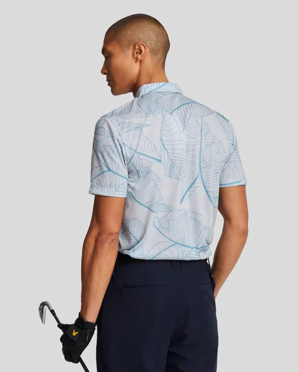 Lyle & Scott Golf | Polohemden<Golf Floral Polohemd Pebble