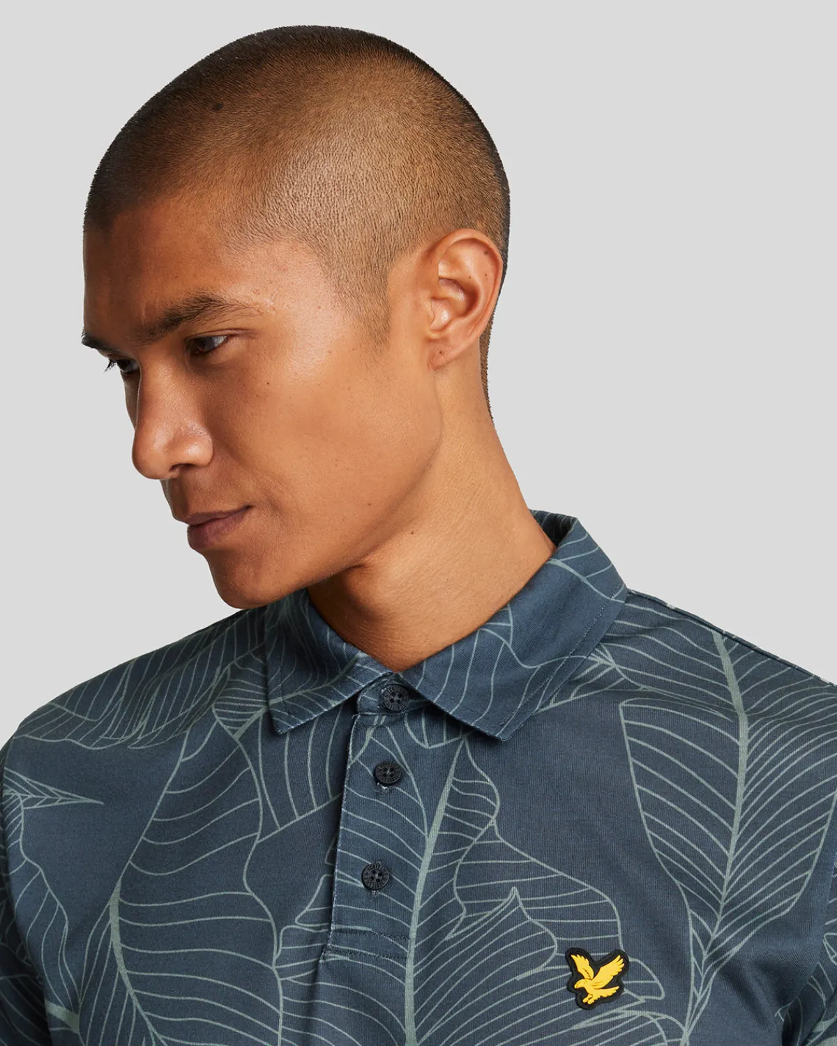golf_floral_polohemd_3.webp Lyle & Scott Golf | Polohemden<Golf Floral Polohemd DarkNavy