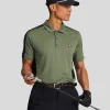 Lyle & Scott Golf | Polohemden<Golf Gestreiftes Polohemd CactusGreen/JetBlack