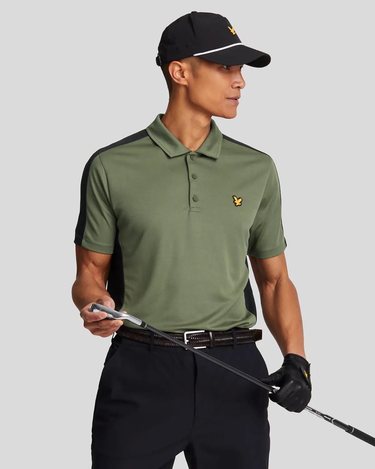 golf_gestreiftes_polohemd_0-1.webp Lyle & Scott Golf | Polohemden<Golf Gestreiftes Polohemd CactusGreen/JetBlack