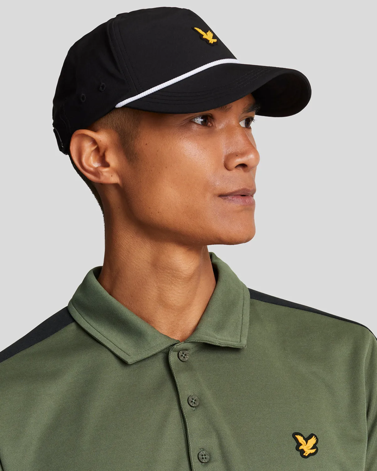 golf_gestreiftes_polohemd_3-1.webp Lyle & Scott Golf | Polohemden<Golf Gestreiftes Polohemd CactusGreen/JetBlack