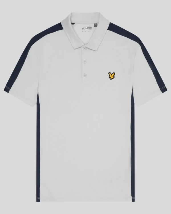 Lyle & Scott Golf | Polohemden<Golf Gestreiftes Polohemd Pebble/DarkNavy