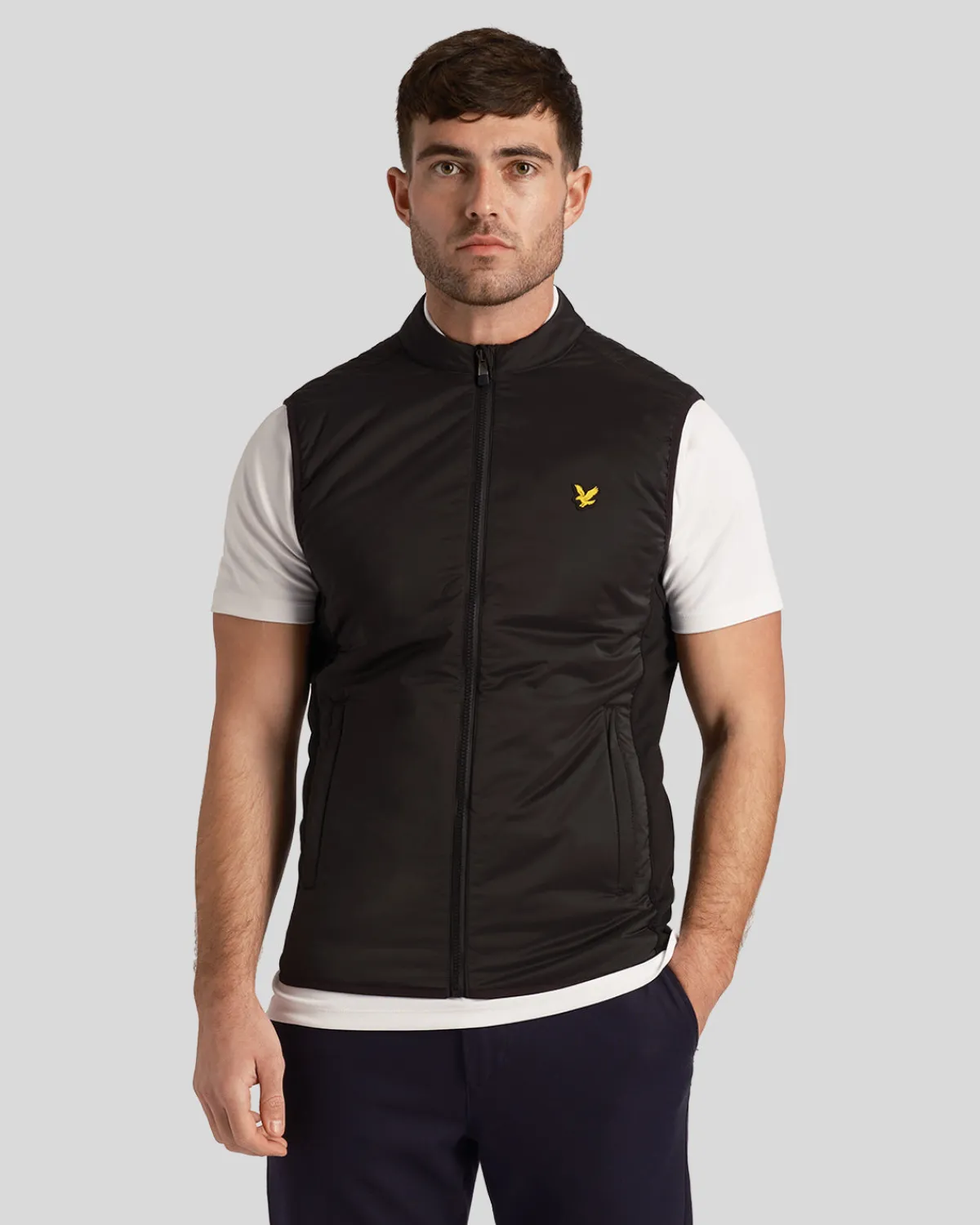 golf_gilet_0.webp Lyle & Scott Golf | Mäntel & Jacken<Golf Gilet Pechschwarz