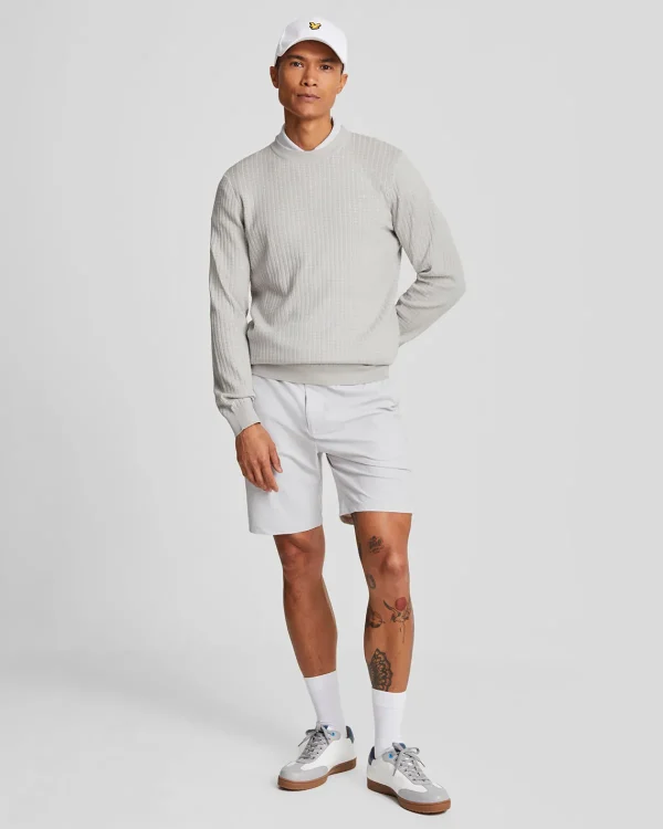 Lyle & Scott Golf<Golf Grid Rundhalsausschnitt Pullover Pebble