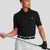 Lyle & Scott Golf | Polohemden<Golf Grid Technisches Poloshirt JetBlack