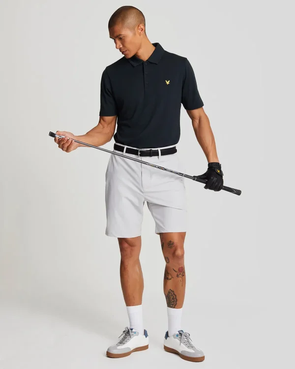 Lyle & Scott Golf | Polohemden<Golf Grid Technisches Poloshirt DarkNavy