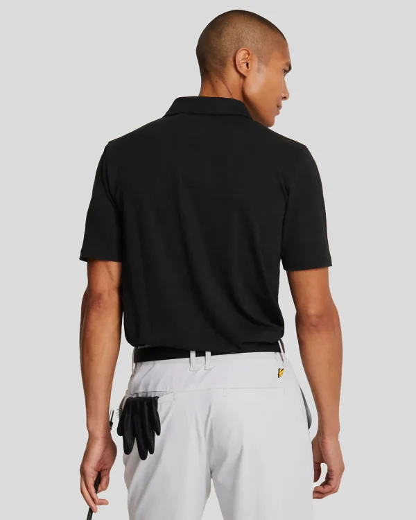 Lyle & Scott Golf | Polohemden<Golf Grid Technisches Poloshirt JetBlack