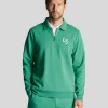 Lyle & Scott Golf | Sweatshirts<Golf LS Logo 1/4 Zip Sweatshirt FairwayGreen