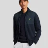 Lyle & Scott Golf | Pullover & Strickwaren<Golf Overlay Full Zip Strick DarkNavy
