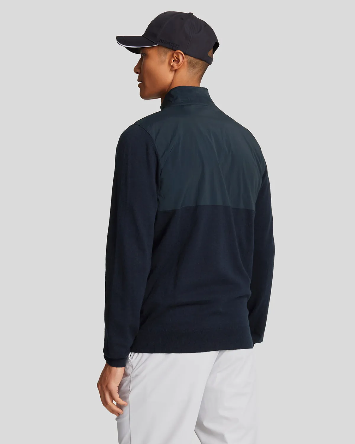 golf_overlay_full_zip_strick_2.webp Lyle & Scott Golf | Pullover & Strickwaren<Golf Overlay Full Zip Strick DarkNavy