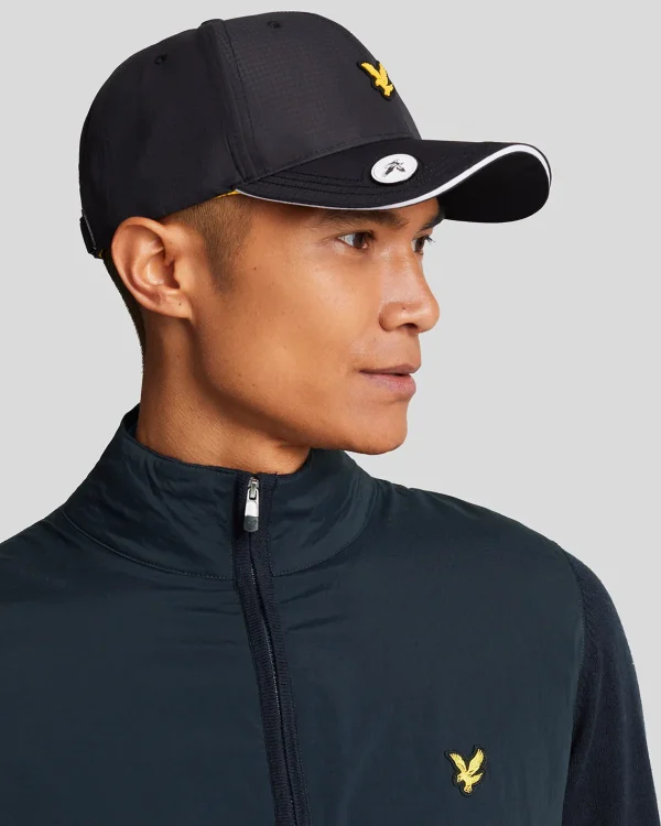 Lyle & Scott Golf | Pullover & Strickwaren<Golf Overlay Full Zip Strick DarkNavy