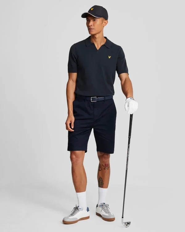 Lyle & Scott Golf | Polohemden<Golf Riviera Polohemd mit Kragen DunkelMarineblau
