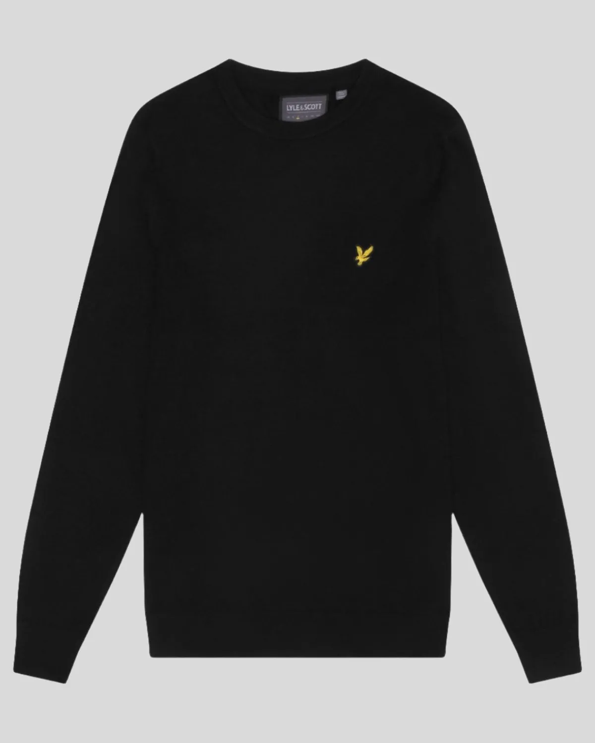 golf_rundhalspullover_4.webp Lyle & Scott Golf | Pullover & Strickwaren<Golf Rundhals-Pullover Pechschwarz