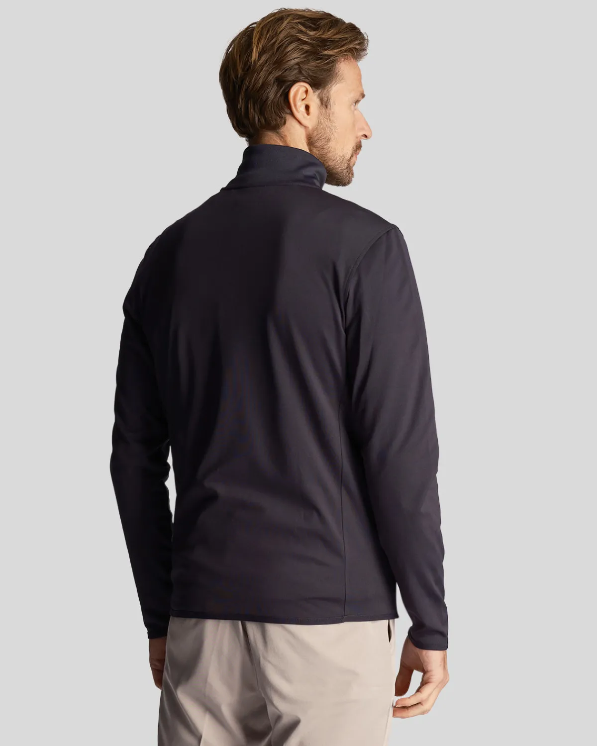 golf_technical__zip_midlayer_2-2.webp Lyle & Scott Golf | Pullover & Strickwaren<Golf Technical 1/4 Zip Midlayer DunkleMarine