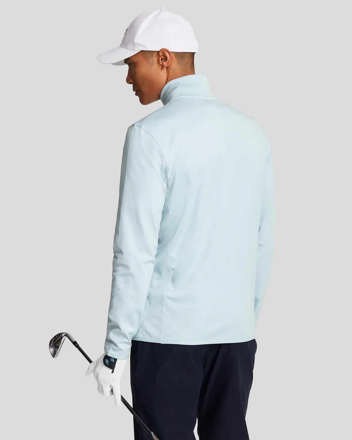 golf_technical__zip_midlayer_2-3.webp Lyle & Scott Golf | Pullover & Strickwaren<Golf Technical 1/4 Zip Midlayer ClubBlue