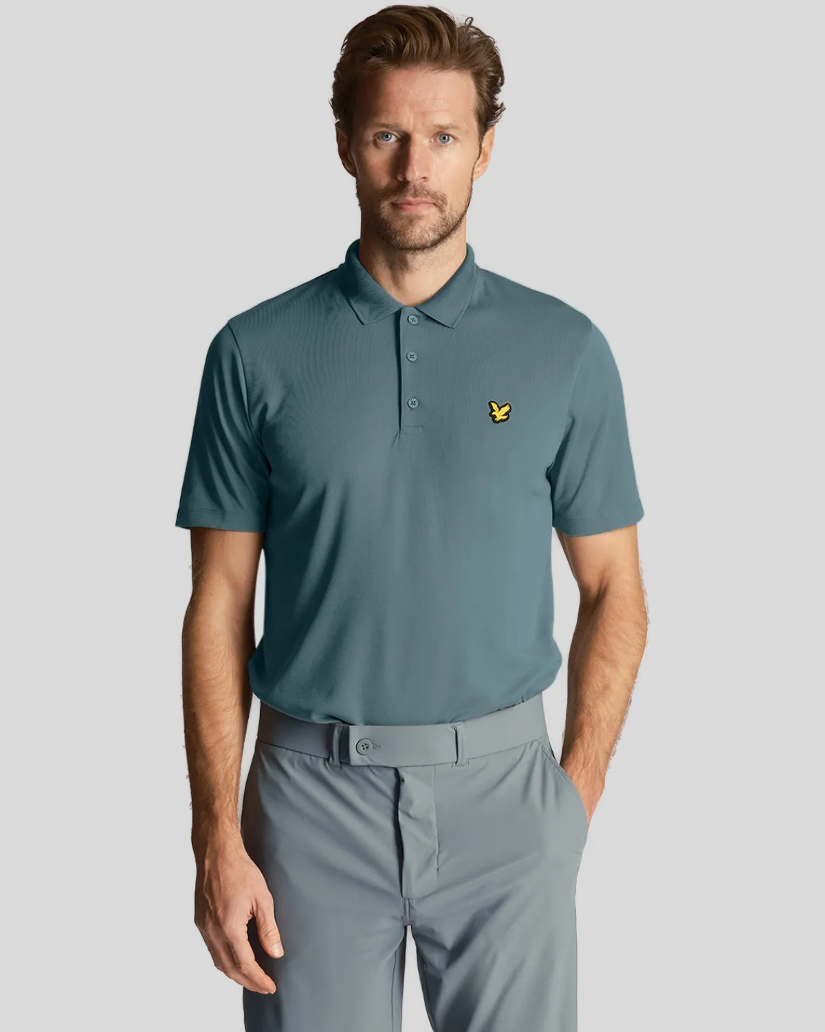 golf_technisches_polohemd_0-3.webp Lyle & Scott Golf<Golf Technisches Polohemd Eisenblau