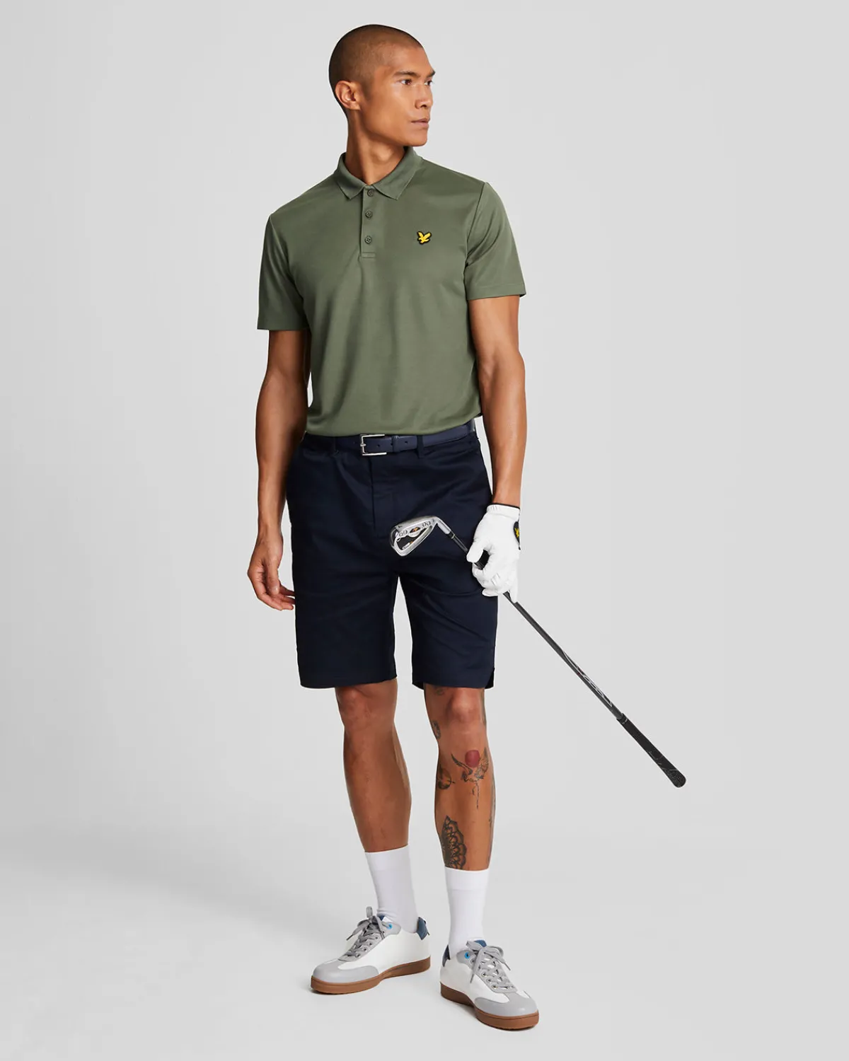 golf_technisches_polohemd_1-2.webp Lyle & Scott Golf<Golf Technisches Polohemd Kaktusgrün