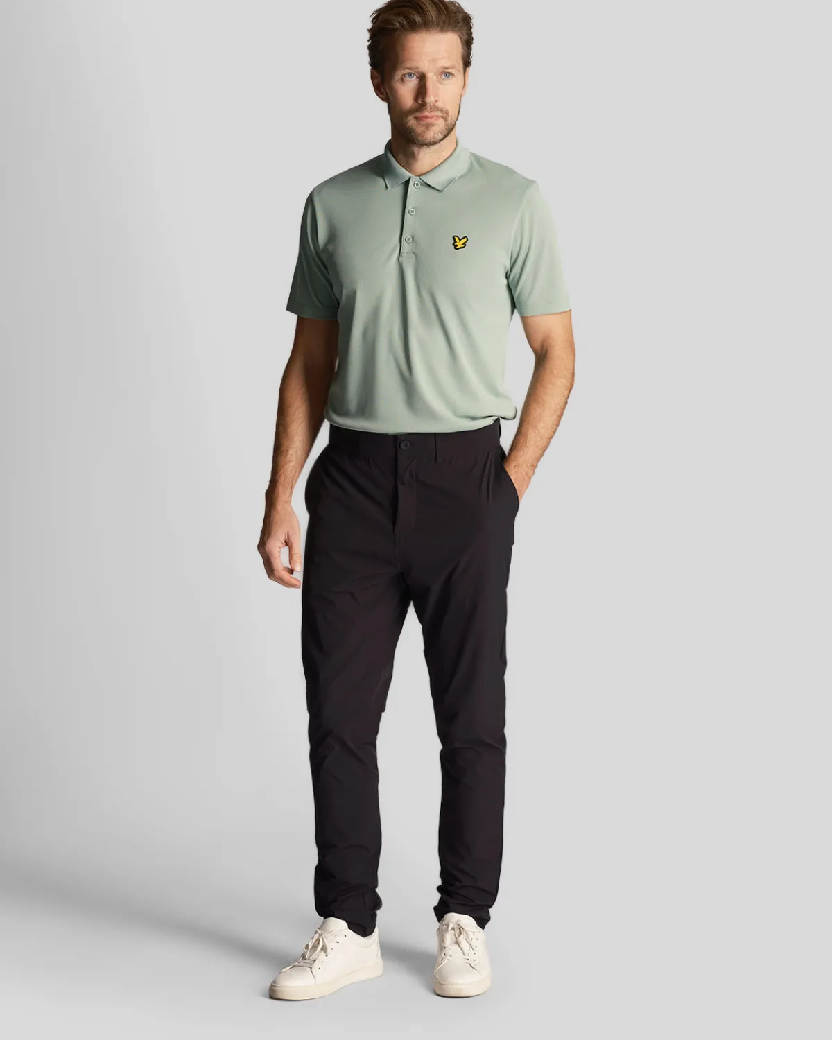 golf_technisches_polohemd_1.webp Lyle & Scott Golf<Golf Technisches Polohemd Aceblaugrün