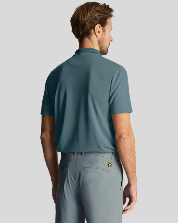 Lyle & Scott Golf<Golf Technisches Polohemd Eisenblau