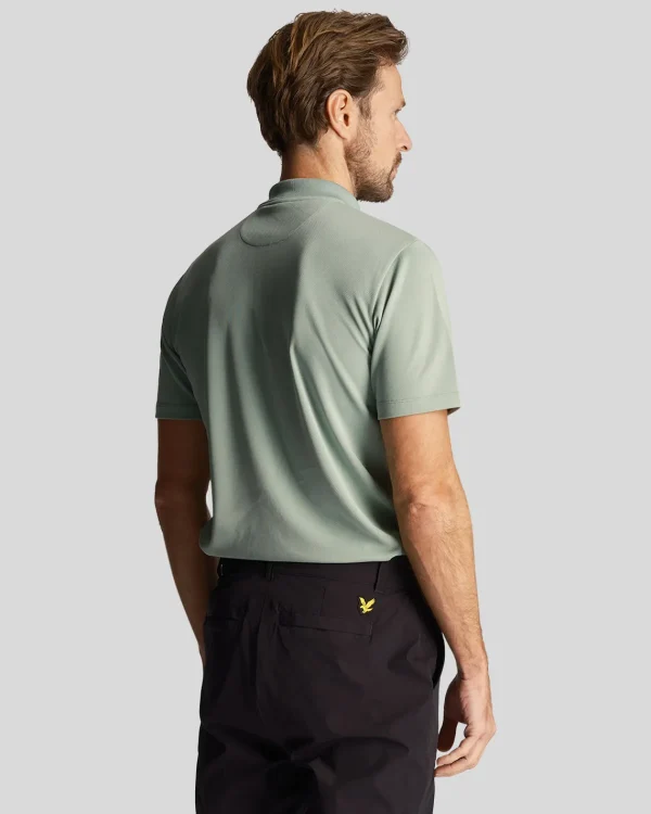 Lyle & Scott Golf<Golf Technisches Polohemd Aceblaugrün
