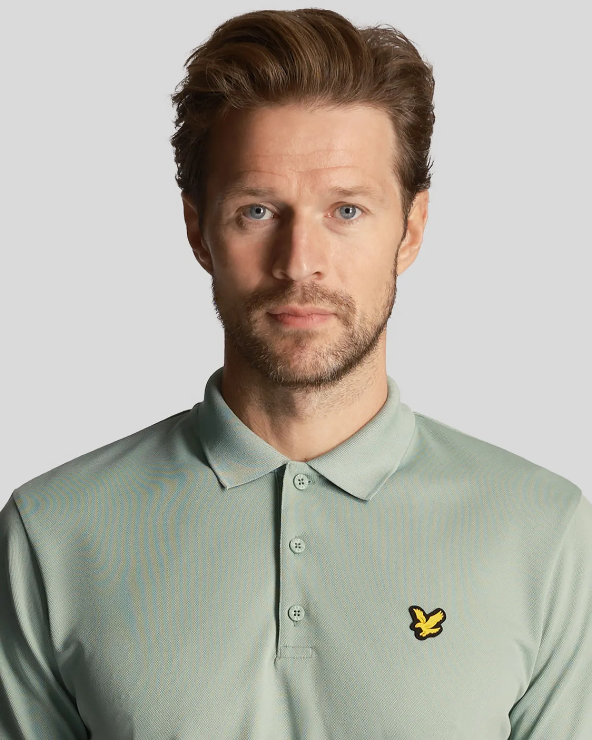 golf_technisches_polohemd_3.webp Lyle & Scott Golf<Golf Technisches Polohemd Aceblaugrün