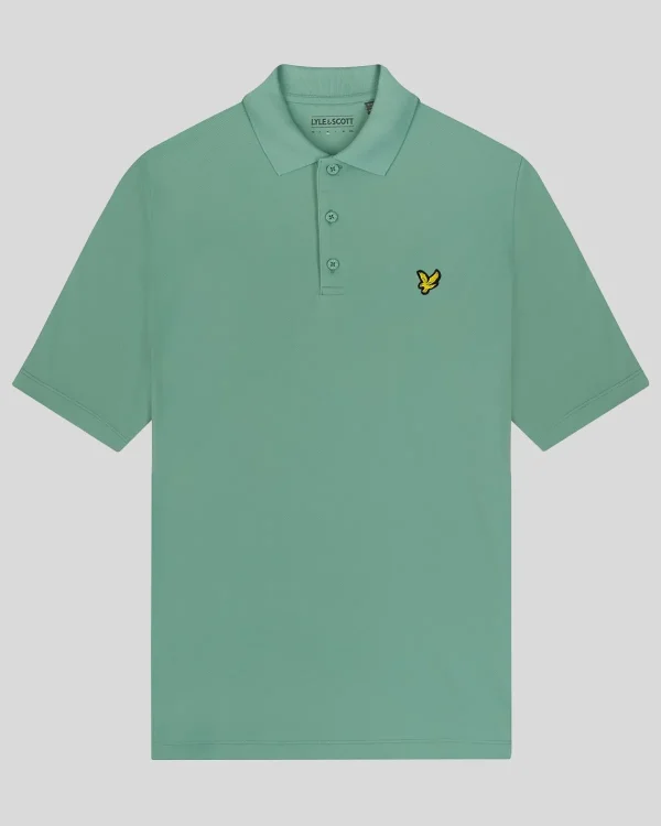 Lyle & Scott Golf<Golf Technisches Polohemd Aceblaugrün