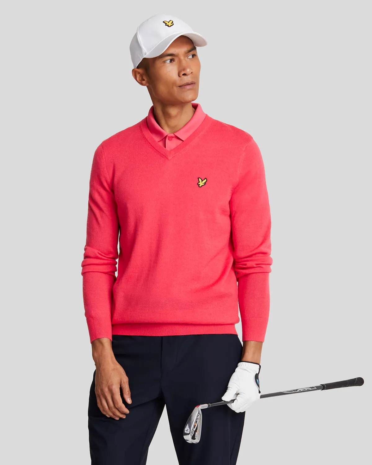 golf_vausschnitt_pullover_0-5.webp Lyle & Scott Golf | Pullover & Strickwaren<Golf V-Ausschnitt Pullover VögelchenRot