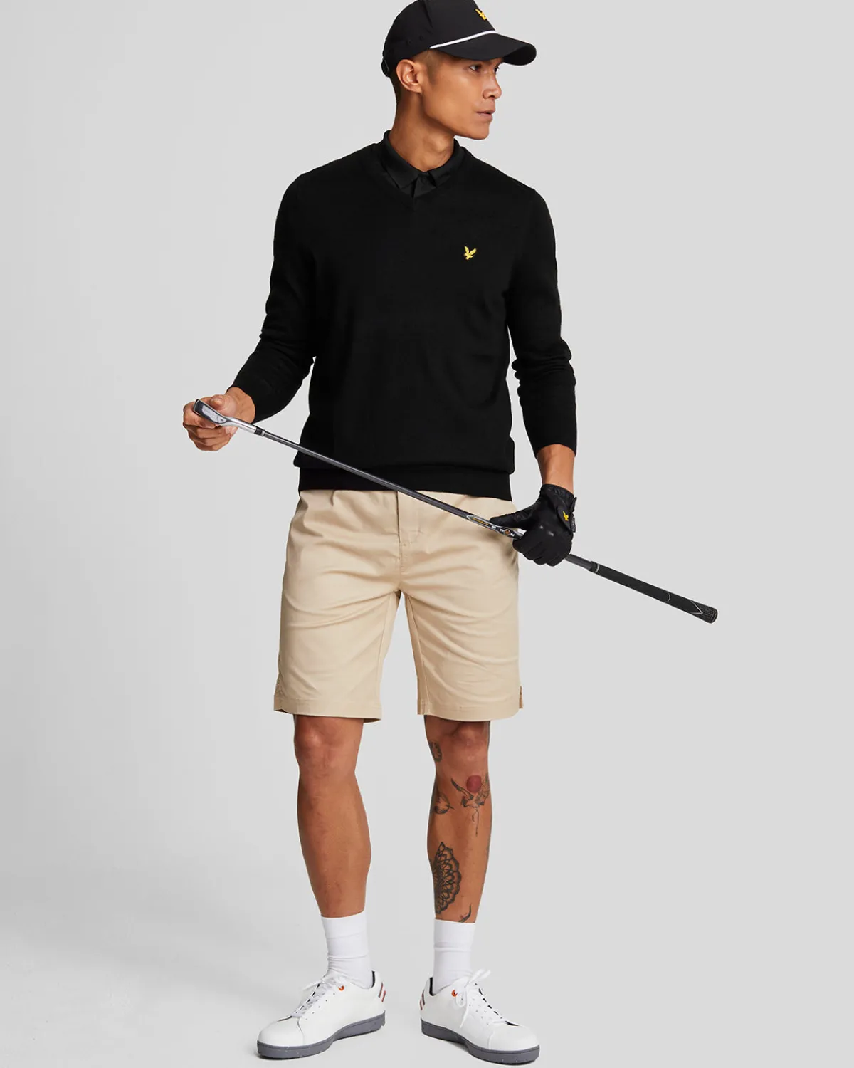 golf_vausschnitt_pullover_1-3.webp Lyle & Scott Golf | Pullover & Strickwaren<Golf V-Ausschnitt Pullover Pechschwarz