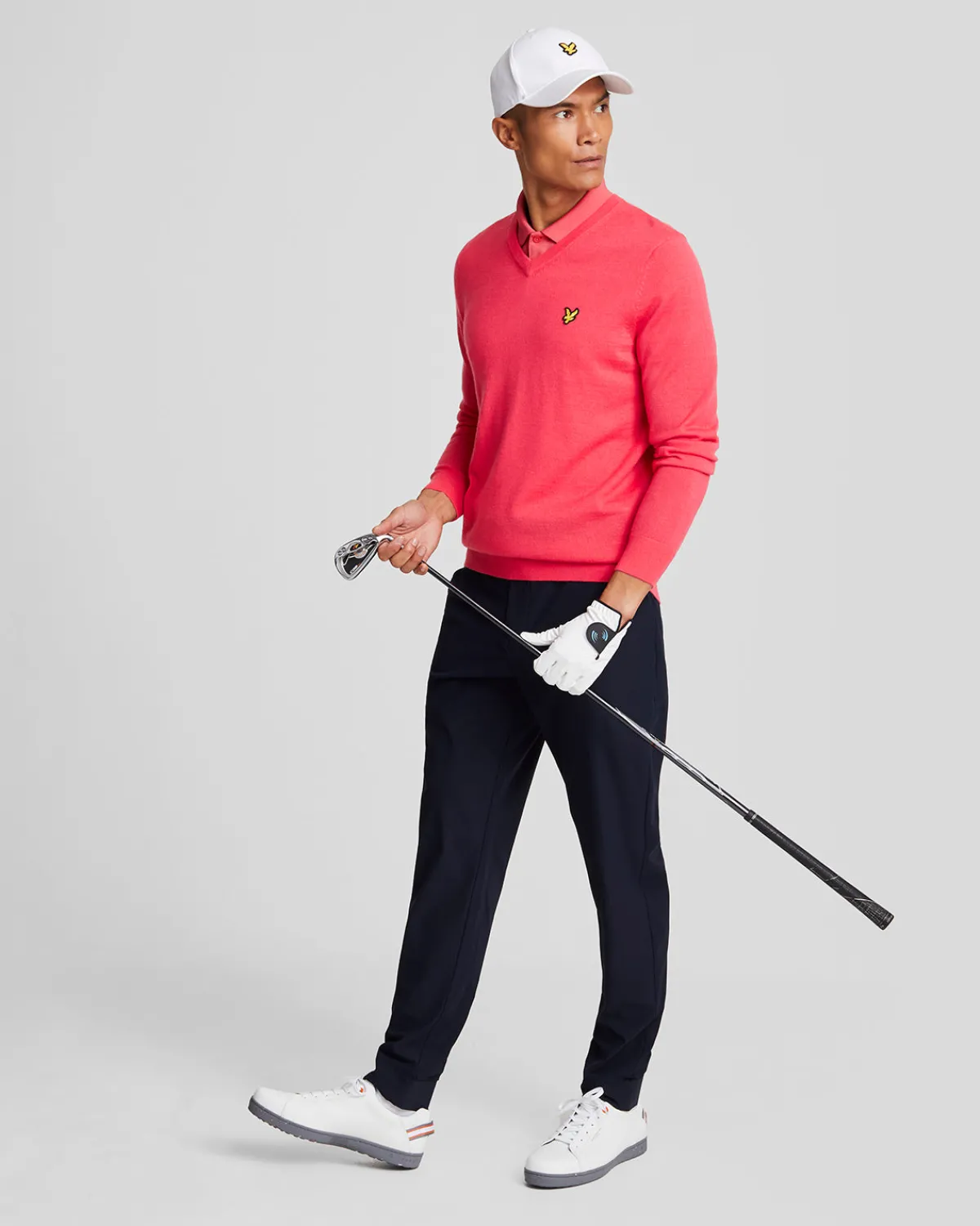 golf_vausschnitt_pullover_1-5.webp Lyle & Scott Golf | Pullover & Strickwaren<Golf V-Ausschnitt Pullover VögelchenRot