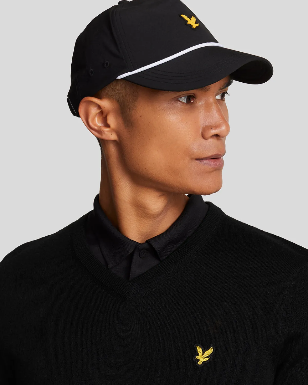 golf_vausschnitt_pullover_3-3.webp Lyle & Scott Golf | Pullover & Strickwaren<Golf V-Ausschnitt Pullover Pechschwarz