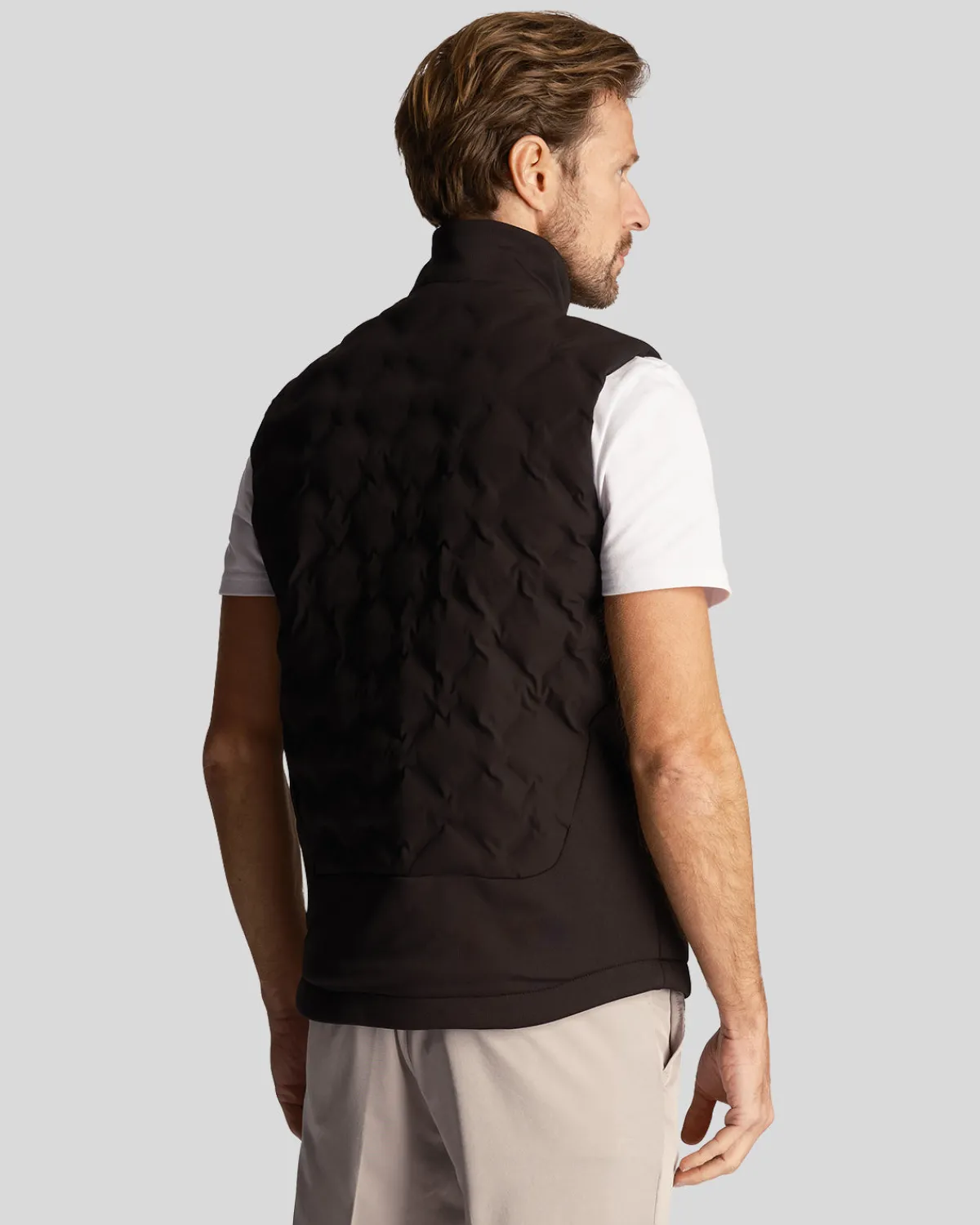 golf_welded_check_fleece_gilet_2.webp Lyle & Scott Golf<Golf Welded Check Fleece Gilet Pechschwarz