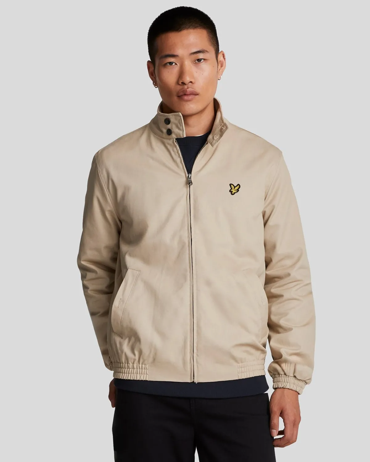 harrington_jacke_0.webp Lyle & Scott Mäntel & Jacken<Harrington Jacke Stein