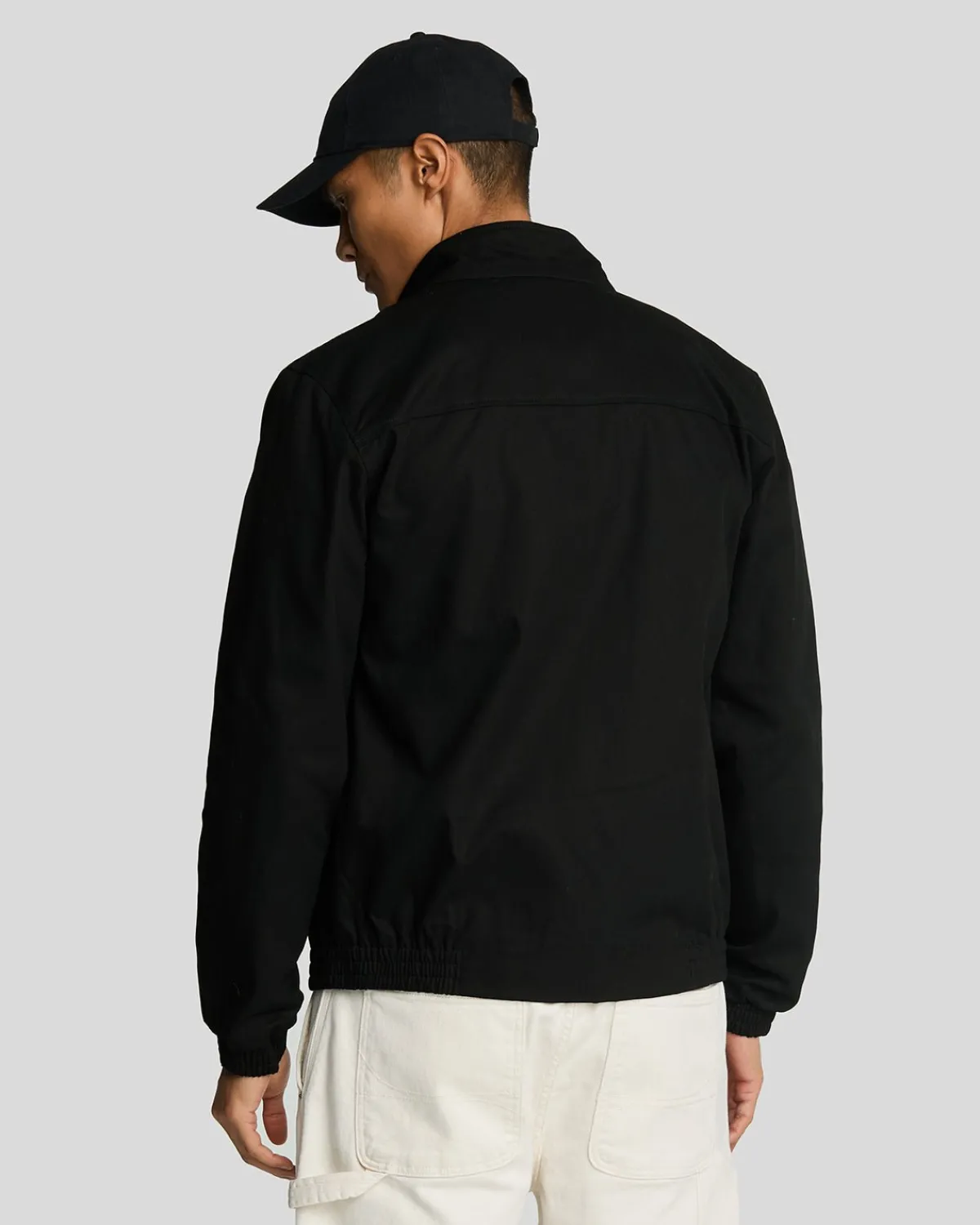 harrington_jacke_2-2.webp Lyle & Scott Mäntel & Jacken<Harrington Jacke Pechschwarz
