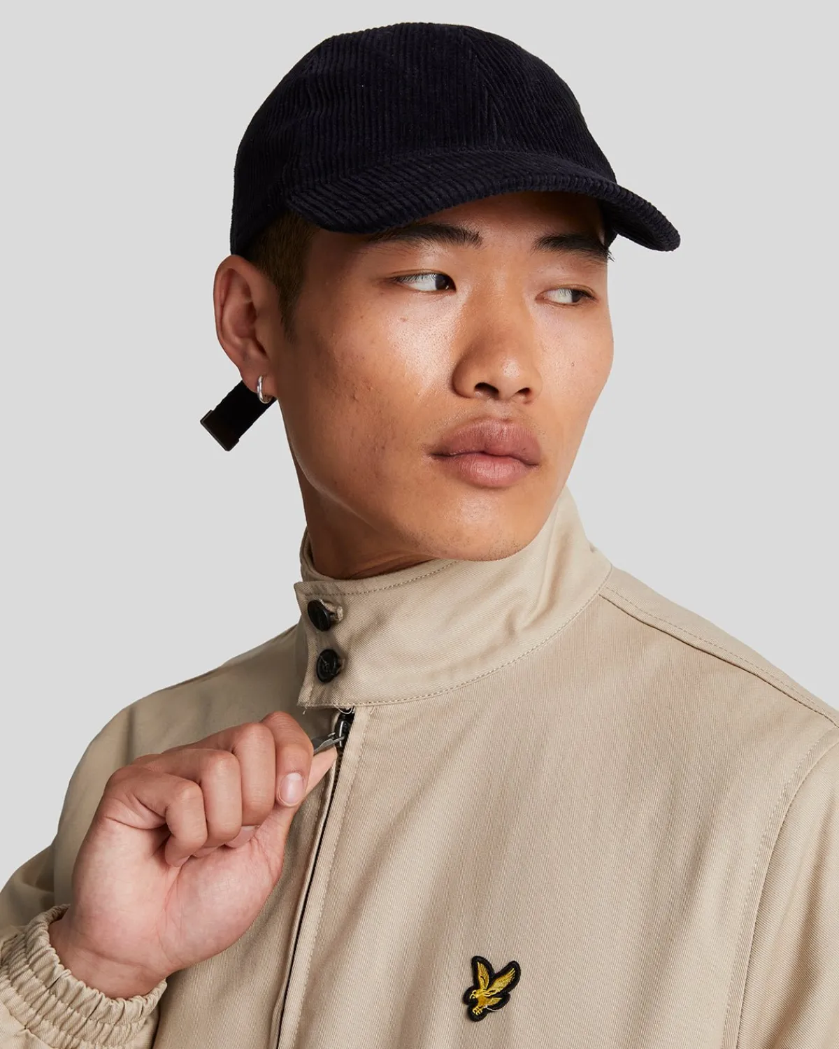 harrington_jacke_3.webp Lyle & Scott Mäntel & Jacken<Harrington Jacke Stein