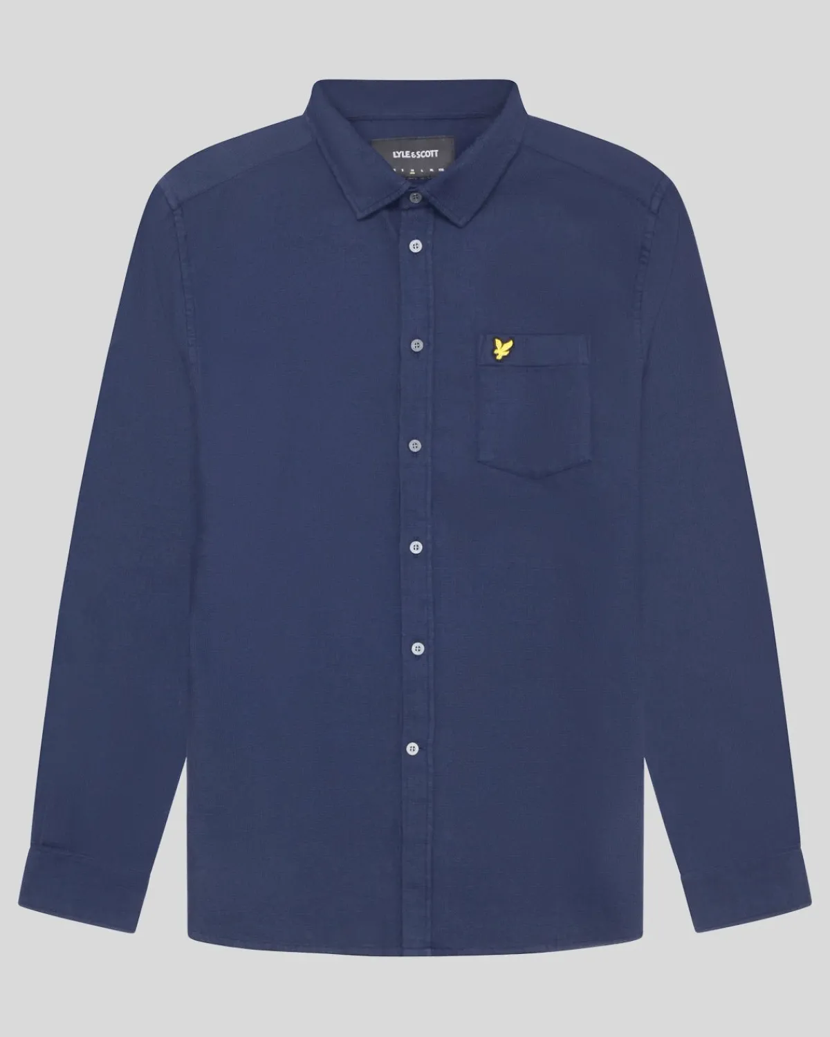 hemd_mit_korbgeflecht_4.webp Lyle & Scott Hemden<Hemd mit Korbgeflecht Navy