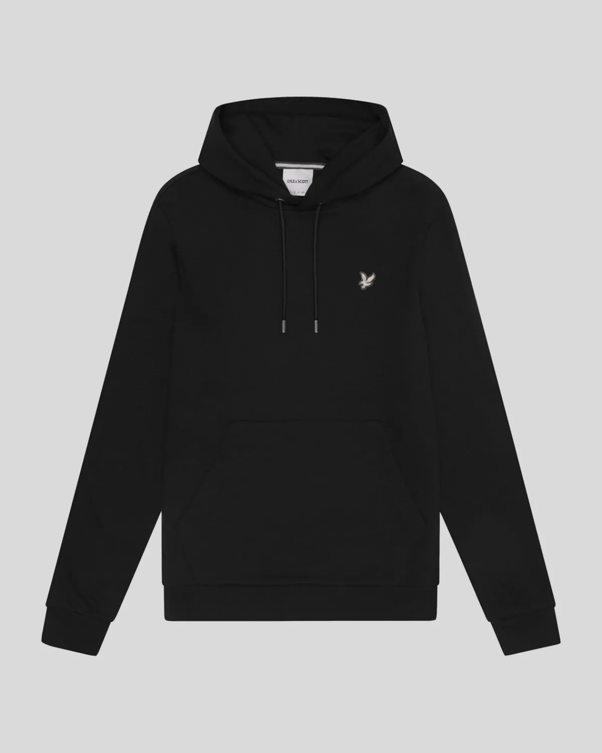 hochwertiger_french_terry_hoodie_mit_diagonaler_webart_4-1.webp Lyle & Scott Reframed | Kapuzenpullover<Hochwertiger French Terry Hoodie mit diagonaler Webart Lacquer