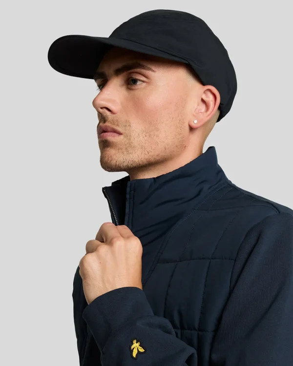 Lyle & Scott Vermächtnis | Sweatshirts<Hybrid gestepptes 1/4 Zip Sweatshirt MuddyNavy