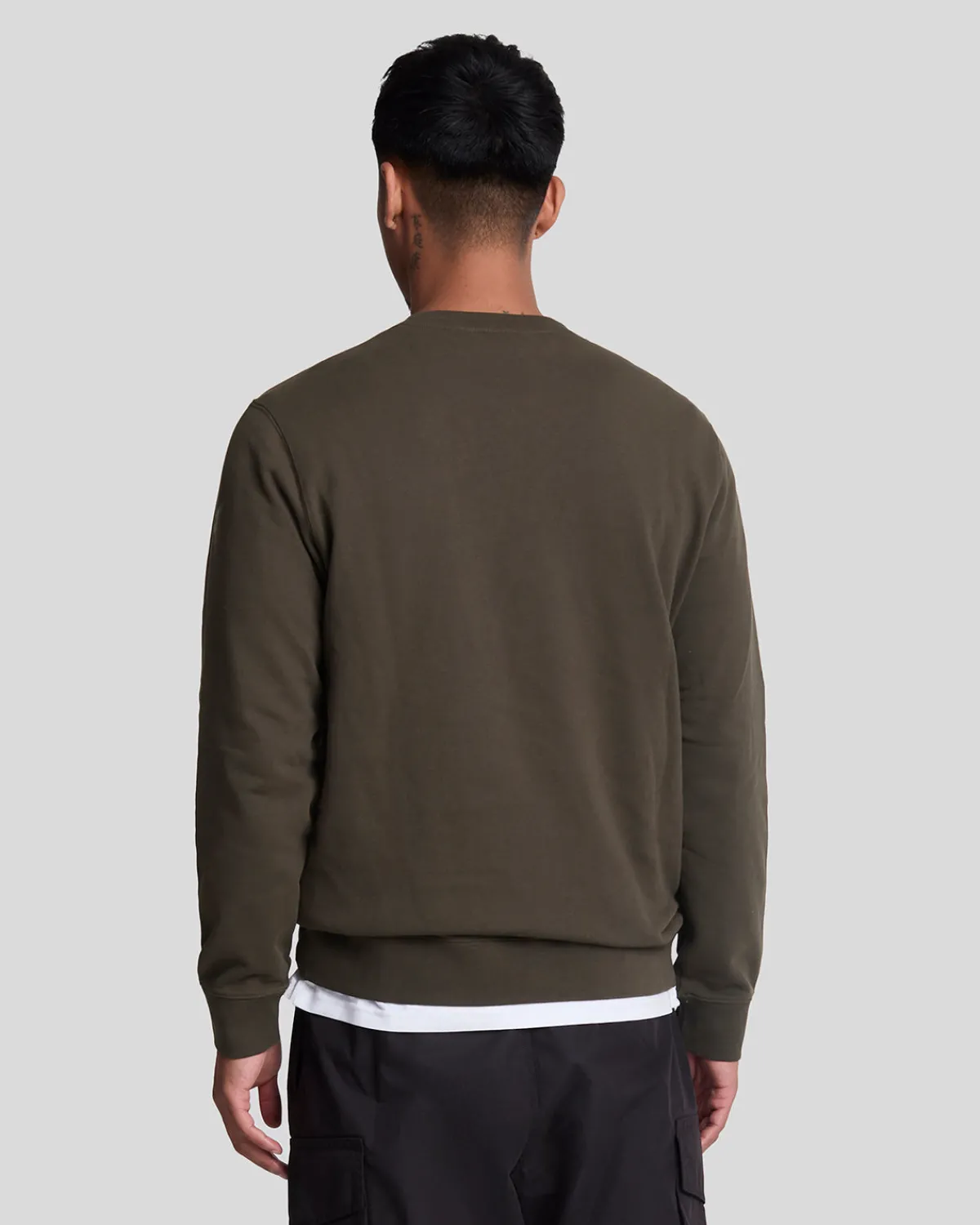 hybrid_sweatshirt_2.webp Lyle & Scott Vermächtnis | Sweatshirts<Hybrid Sweatshirt Olive