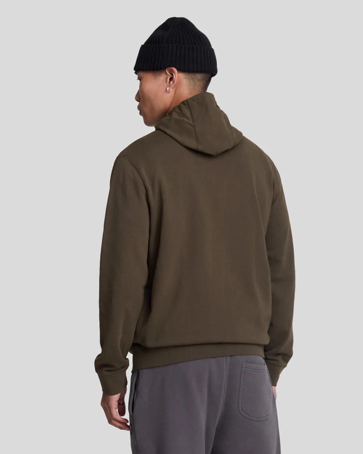 hybrid_zip_hoodie_2.webp Lyle & Scott Kapuzenpullover<Hybrid Zip Hoodie Olive