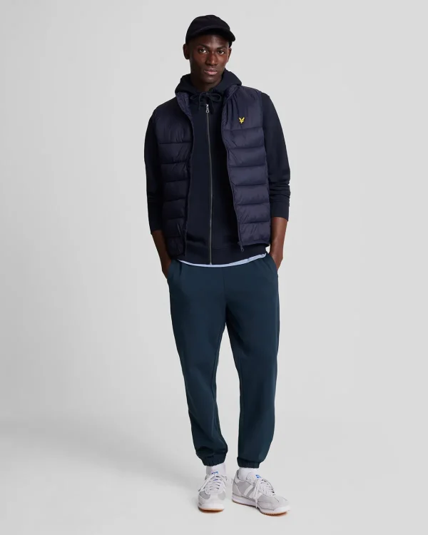Lyle & Scott Jogger<Interlock Jogginghose mit Bündchen DarkNavy