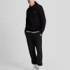 Lyle & Scott Jogger<Interlock Jogginghose mit Bündchen JetBlack