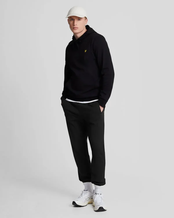 Lyle & Scott Jogger<Interlock Jogginghose mit Bündchen JetBlack