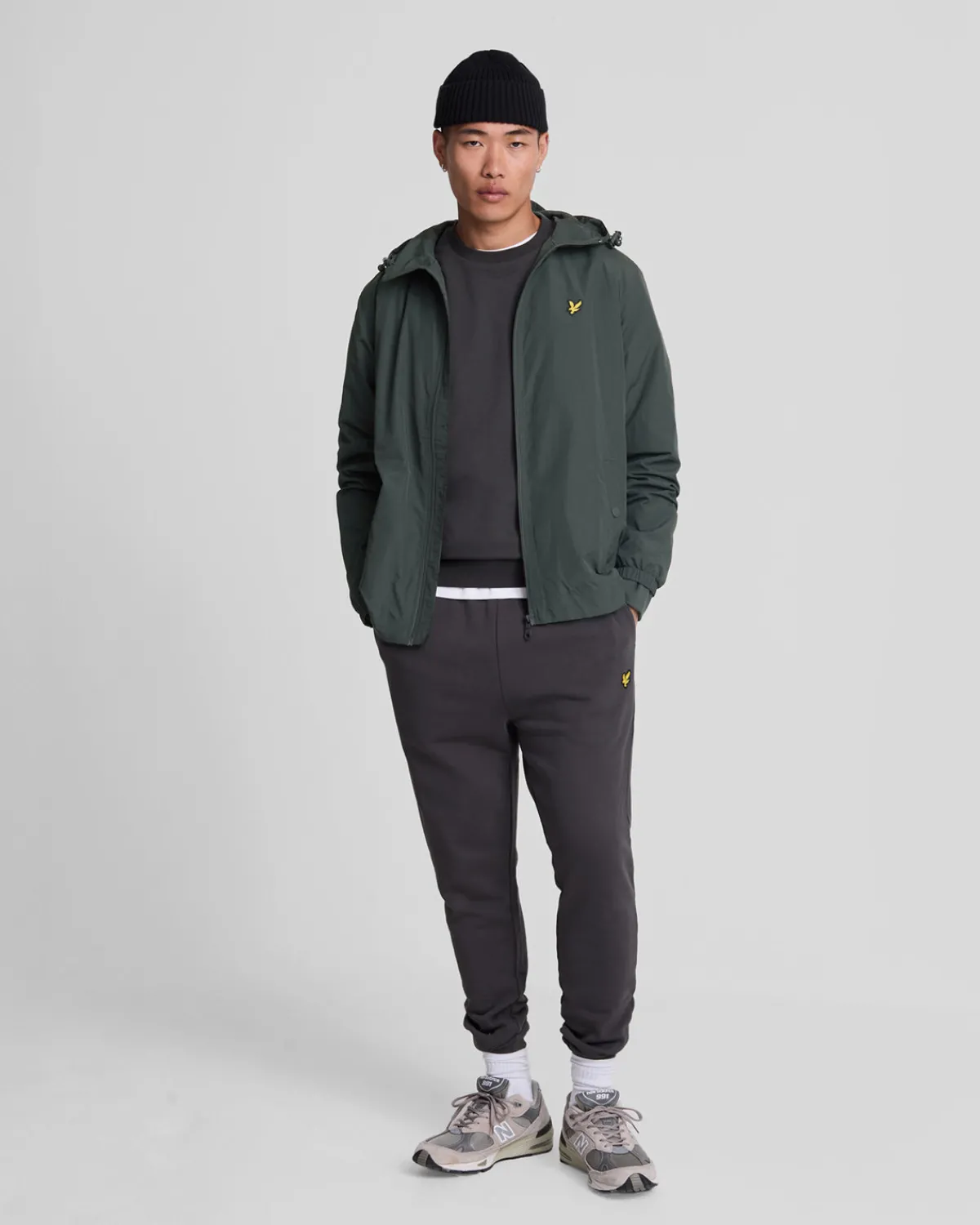 jacke_mit_kapuze_und_reiverschluss_1-1.webp Lyle & Scott Mäntel & Jacken<Jacke mit Kapuze und Reißverschluss Gunmetal