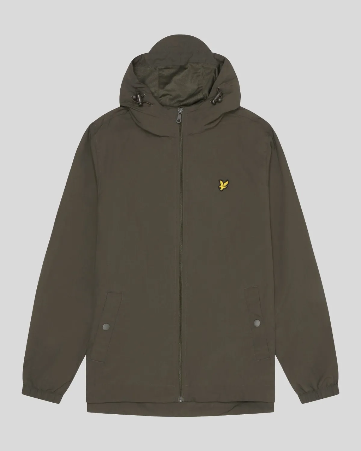 jacke_mit_kapuze_und_reiverschluss_4-2.webp Lyle & Scott Mäntel & Jacken<Jacke mit Kapuze und Reißverschluss Olive
