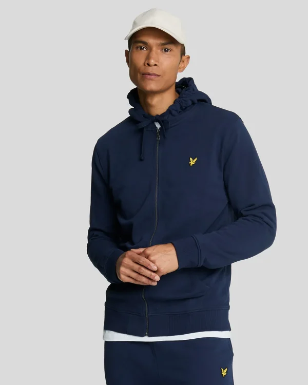 Lyle & Scott Grundlegendes | Kapuzenpullover<Kapuzenpullover mit Reißverschluss Marine