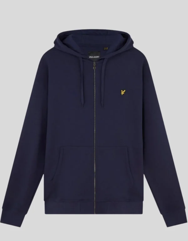 Lyle & Scott Groß & Groß | Übergrößen<Kapuzenpullover mit Reißverschluss Marine