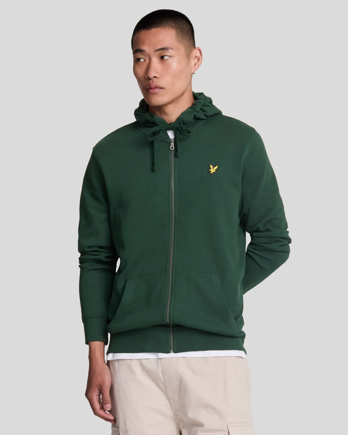 kapuzenpullover_mit_reiverschluss_0-5.webp Lyle & Scott Kapuzenpullover<Kapuzenpullover mit Reißverschluss Dunkelgrün