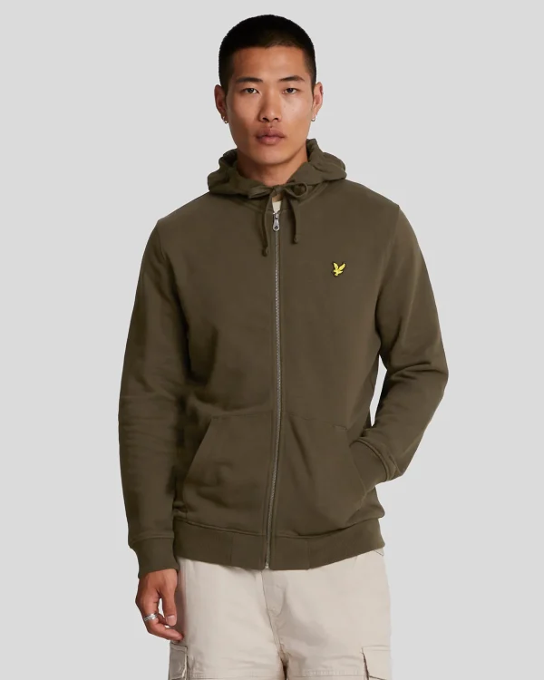 Lyle & Scott Kapuzenpullover<Kapuzenpullover mit Reißverschluss Olive
